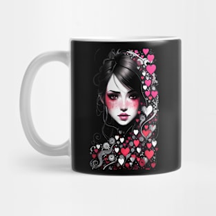 woman illustration Mug